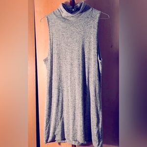 White House Black Market Sleeveless GrayTunic